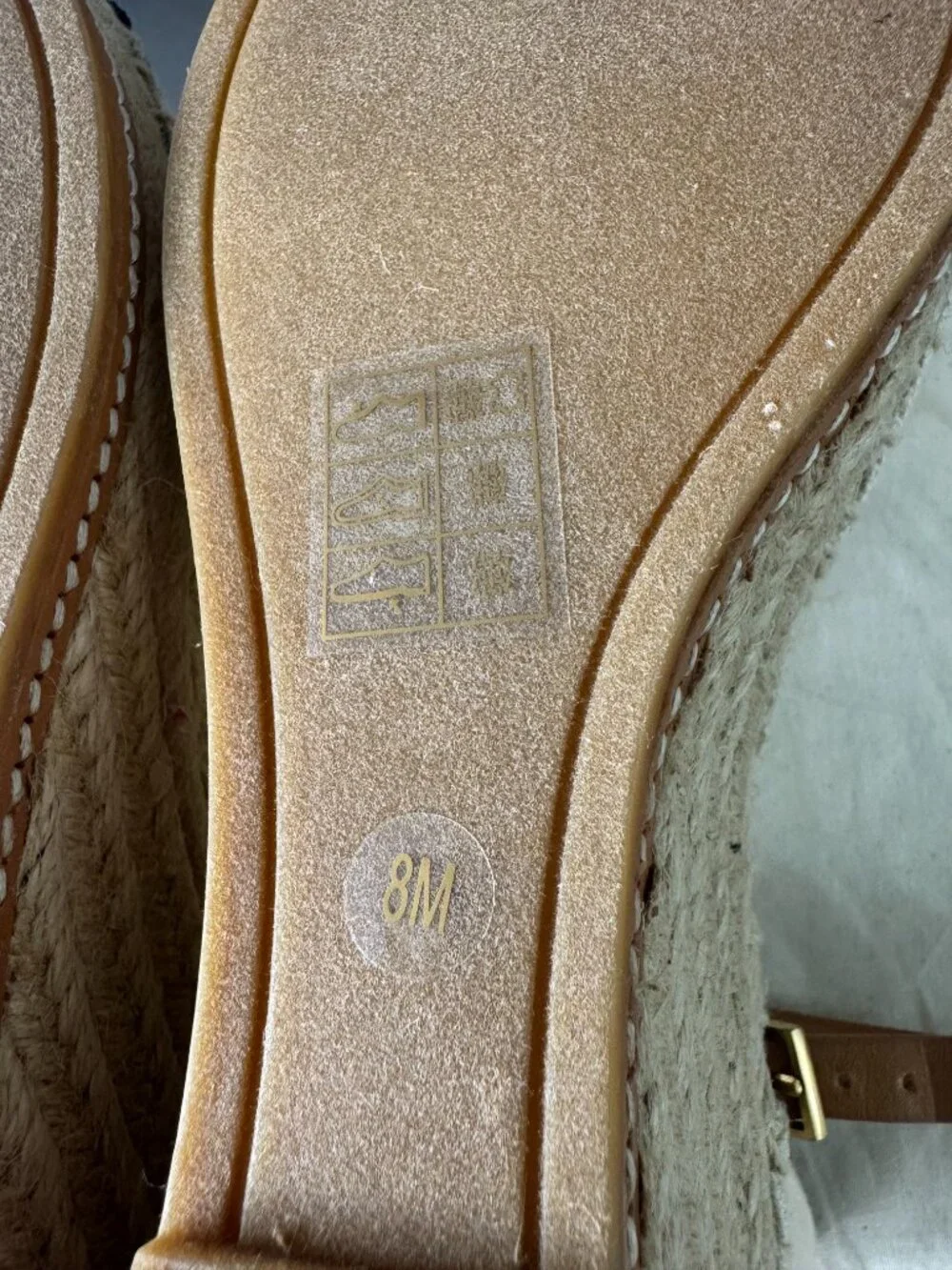 NWOB Tory Burch Color Block 85mm Wedge Espadrille Sandal, Size 8